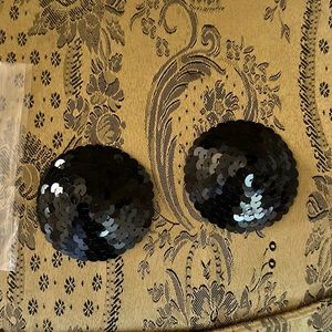 Agent Provocateur Nipple Pasties Black Sequin Brand new unused
